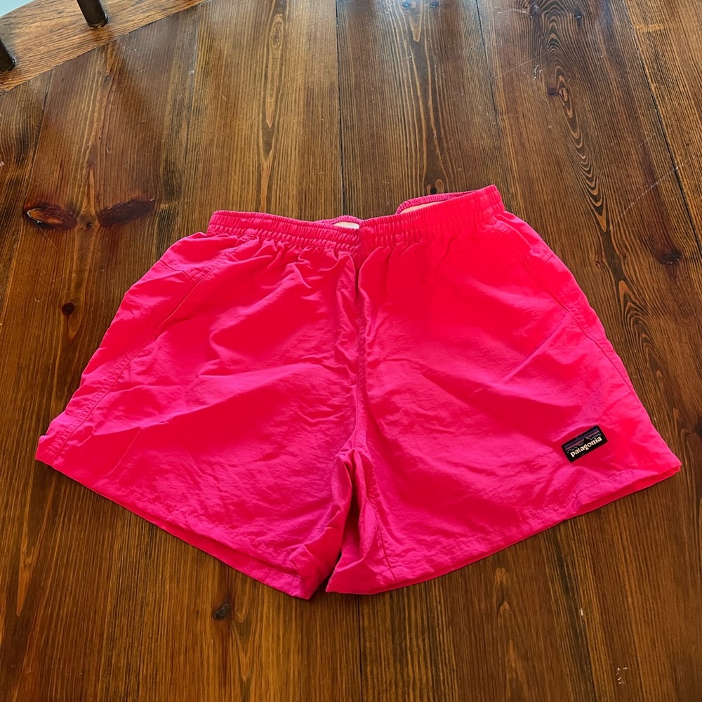 pink patagonia shorts
